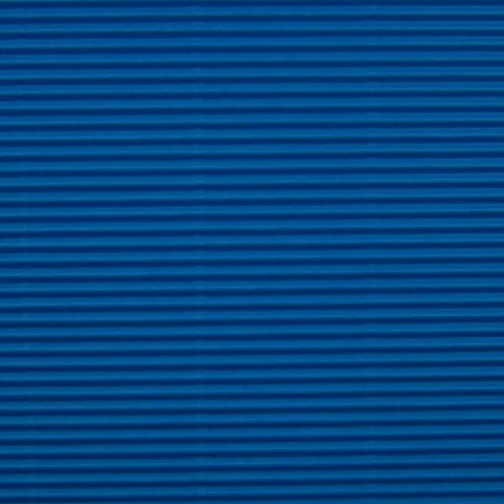 Modrá 3D vlnitá lepenka na dekoráciu B2 50x70cm 1ks