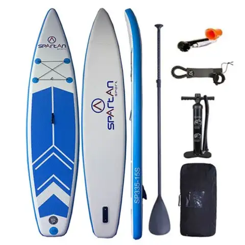 Modro-čierny SP-335 SUP Stand Up Paddle set 335cm - Spartan