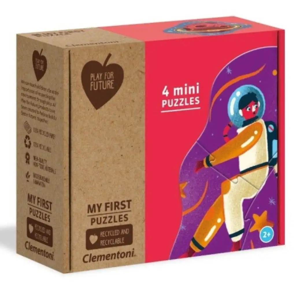 Moje prvé puzzle: 4v1 Cestovanie vesmírom - Clementoni