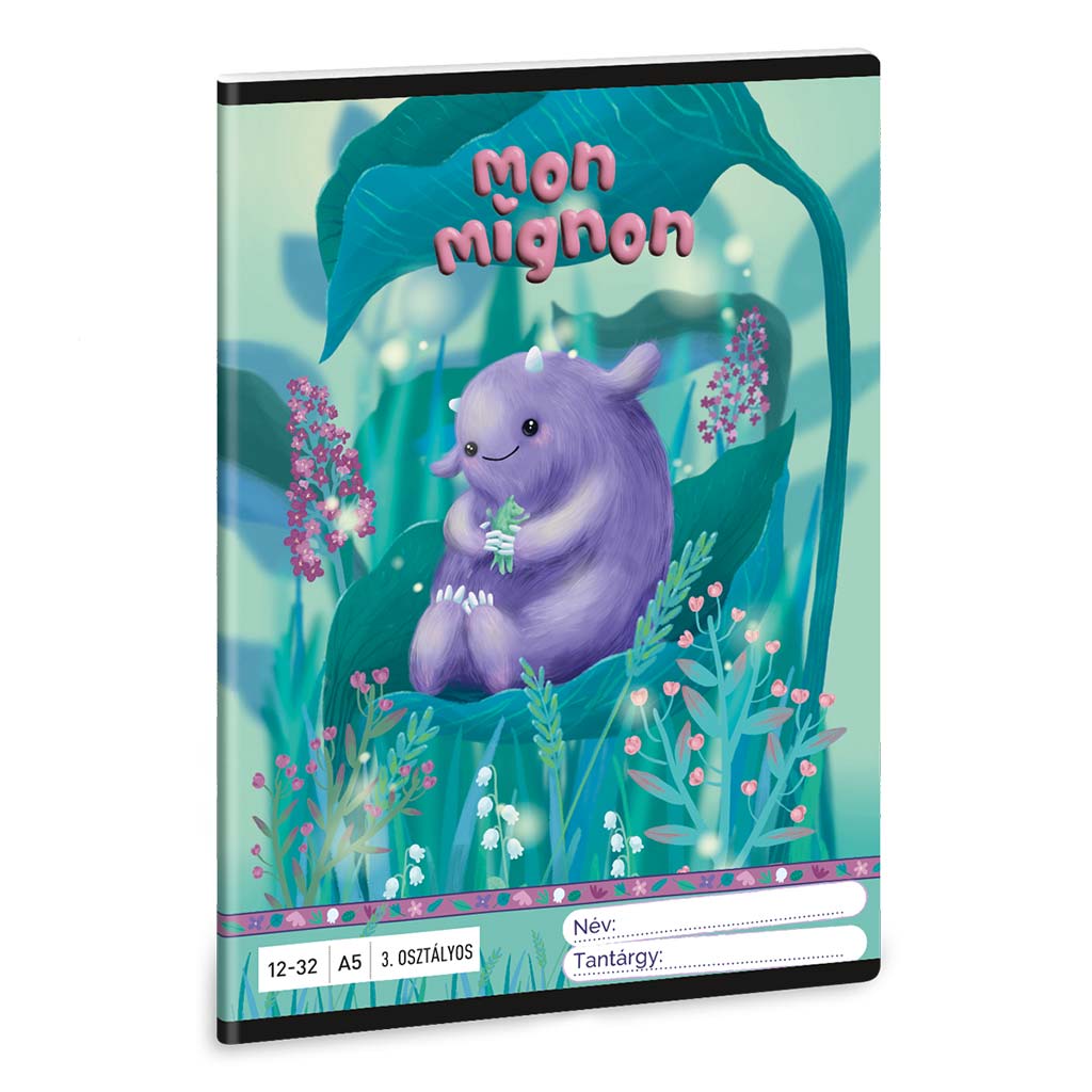 Ars Una: Mon Mignon A/5 linajkový zošit pre 3. ročník 12-32