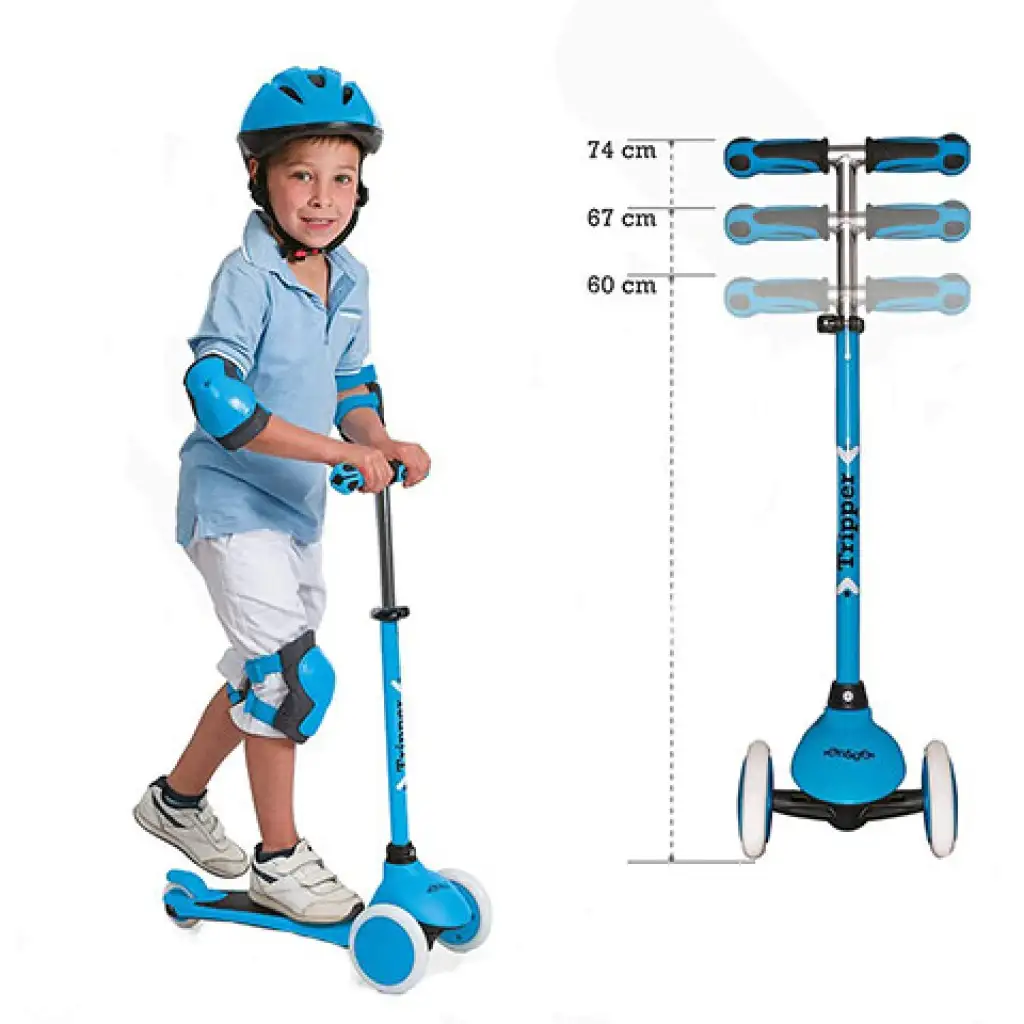 On and Go kék háromkerekű roller  - Mondo Toys kép 3