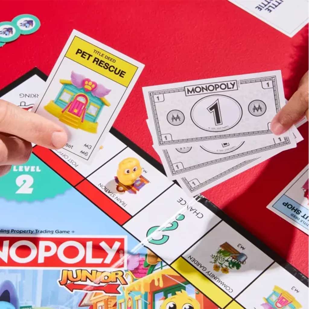 Monopoly Junior állatfigurás társasjáték - Hasbro kép 3