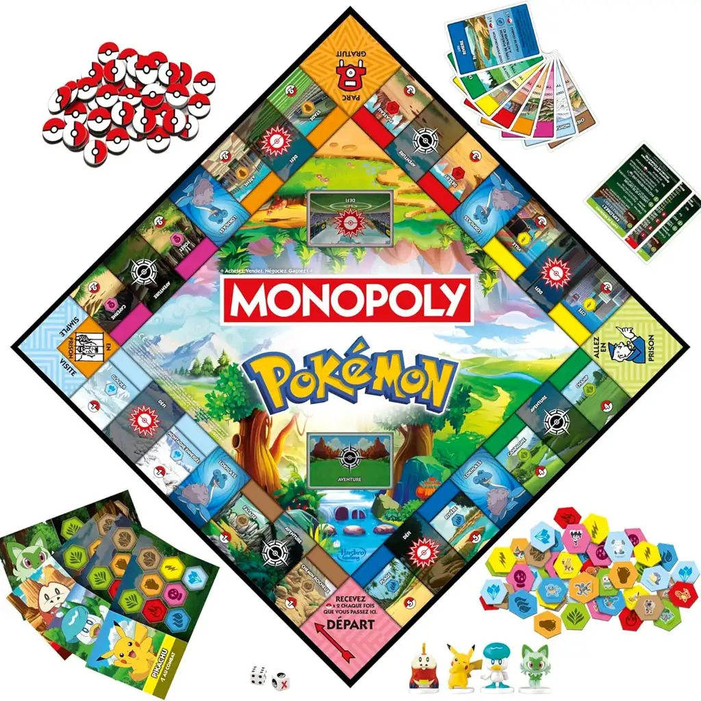 Monopoly Pokémon spoločenská hra - Hasbro kép 2