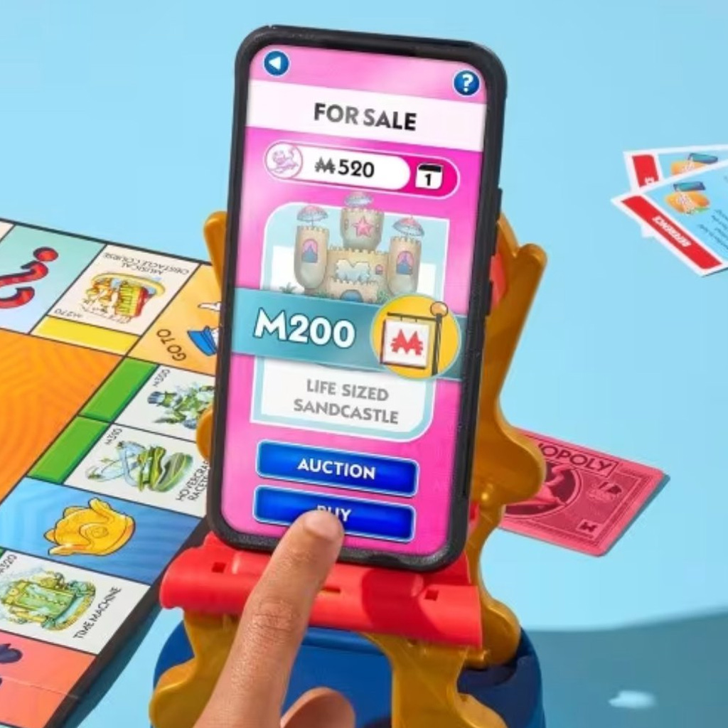 Monopoly Virtuálny Bank spoločenská hra – Hasbro kép 3