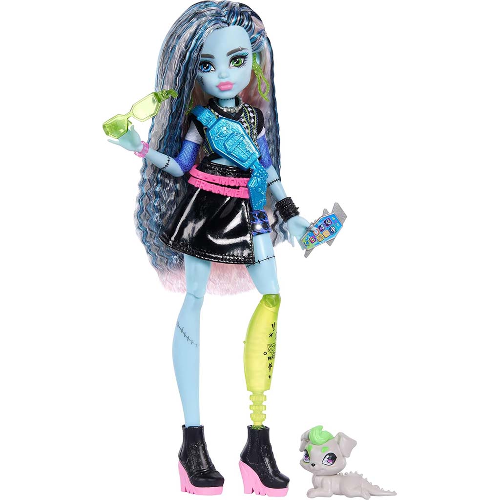 Monster High Frankie Stein bábika s doplnkami - Mattel kép 2
