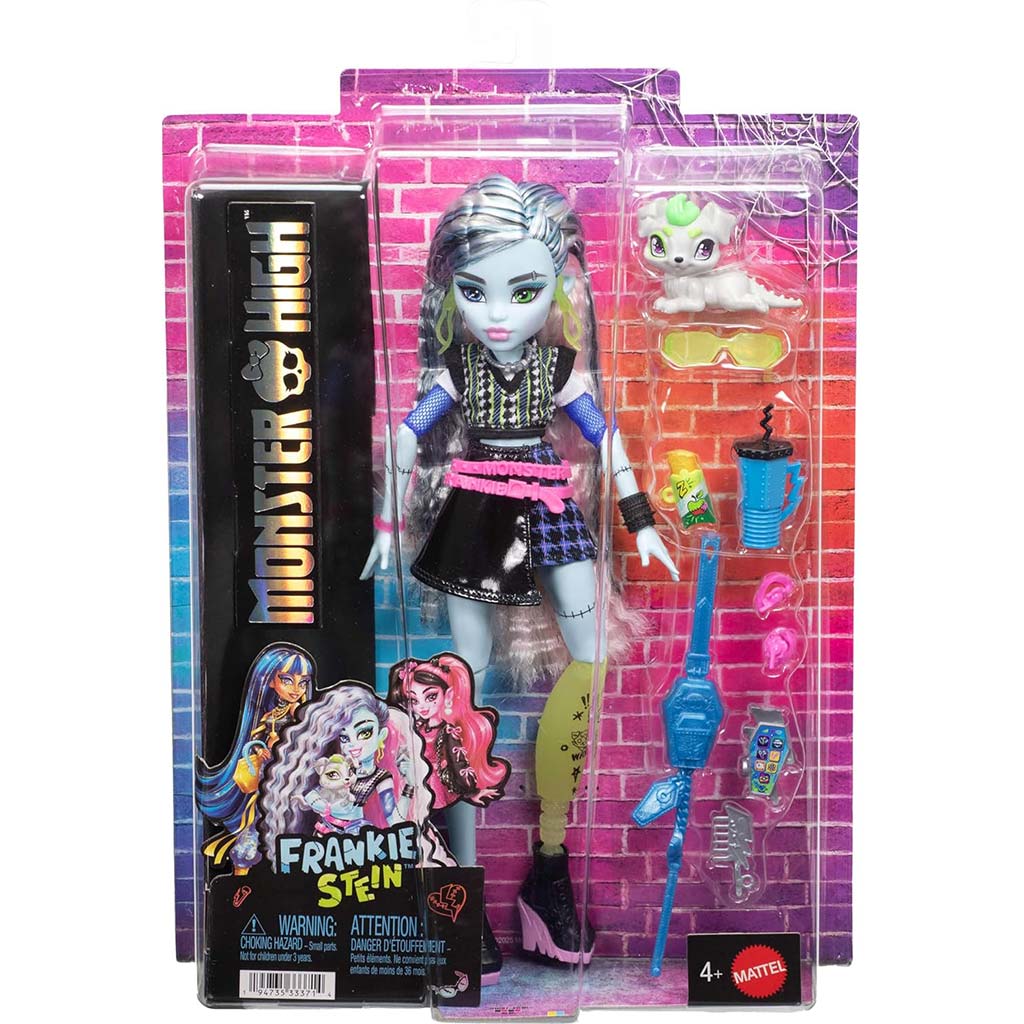 Monster High Frankie Stein bábika s doplnkami - Mattel