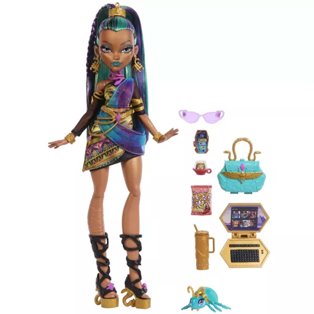 Monster High Nefera De Nile bábika s doplnkami - Mattel kép 2