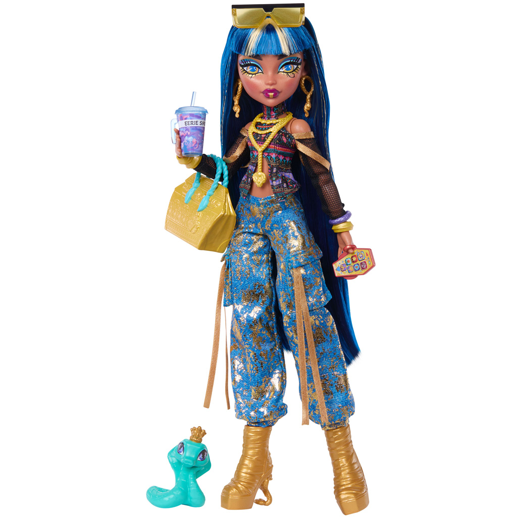 Monster High Cleo bábika s doplnkami - Mattel kép 2