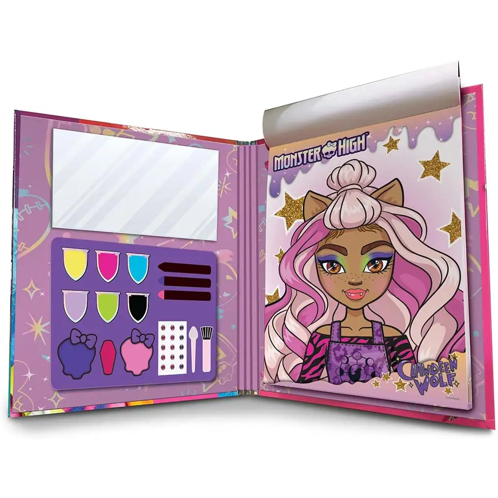 Monster High: Maľovanka a zošit na líčenie, 44 strán – Lisciani kép 2
