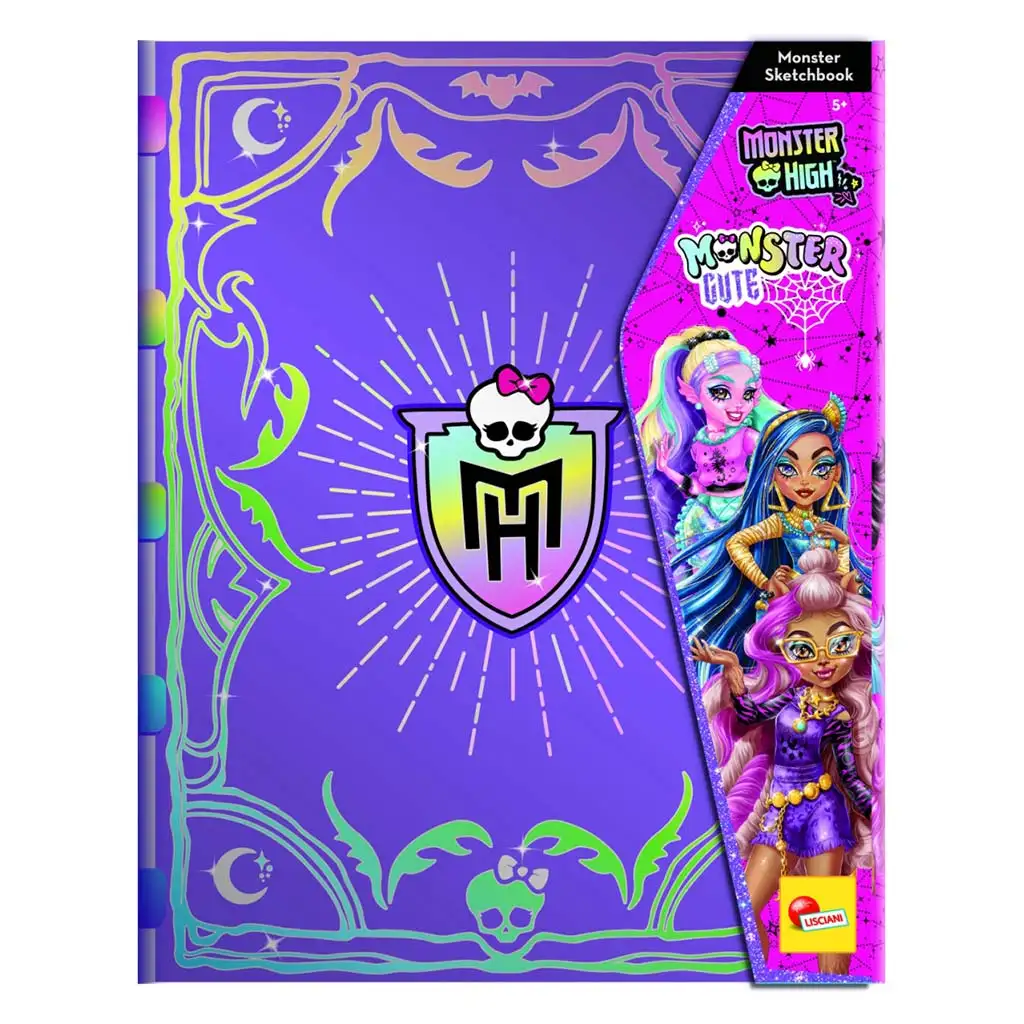 Monster High: Kreatívna omaľovánka a set na obliekanie - Lisciani