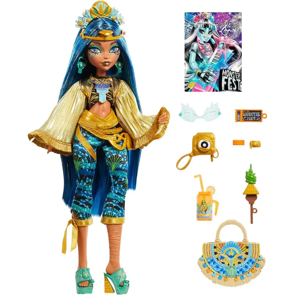 Monster High™: Monster Párty bábika - Cleo - Mattel kép 2