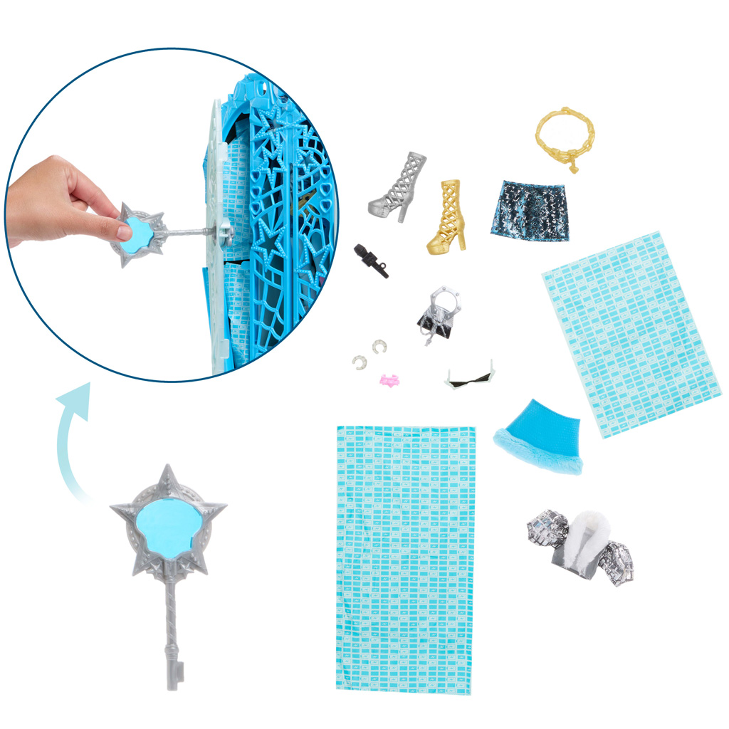 Monster High: Desivé tajomstvá skvelých kamarátok - Strašidelné pátranie Frankie bábika - Mattel kép 3