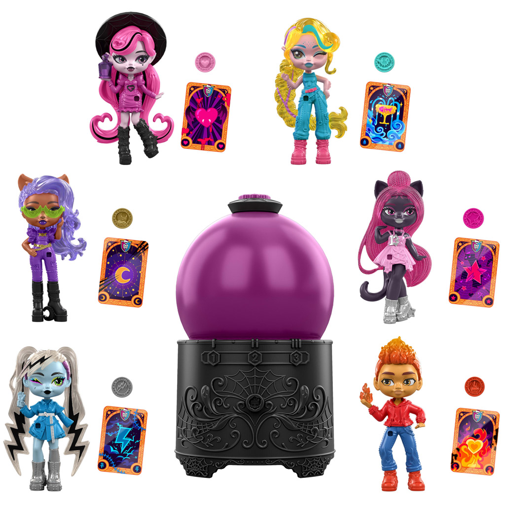 Monster High: Prekvapivá bábika v krištáľovej guli 1 ks – Mattel kép 2