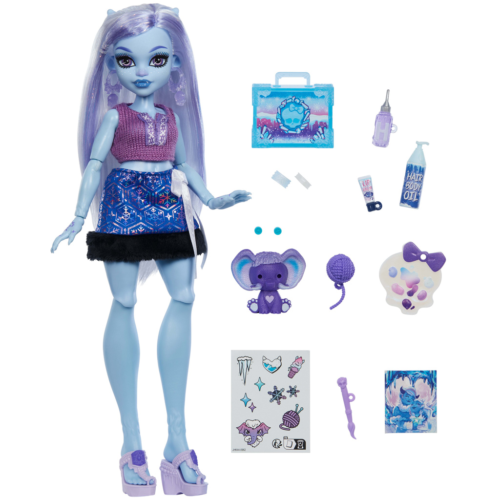 Monster High Starostlivosť o príšery Abbey Bominable bábika s doplnkami - Mattel kép 3