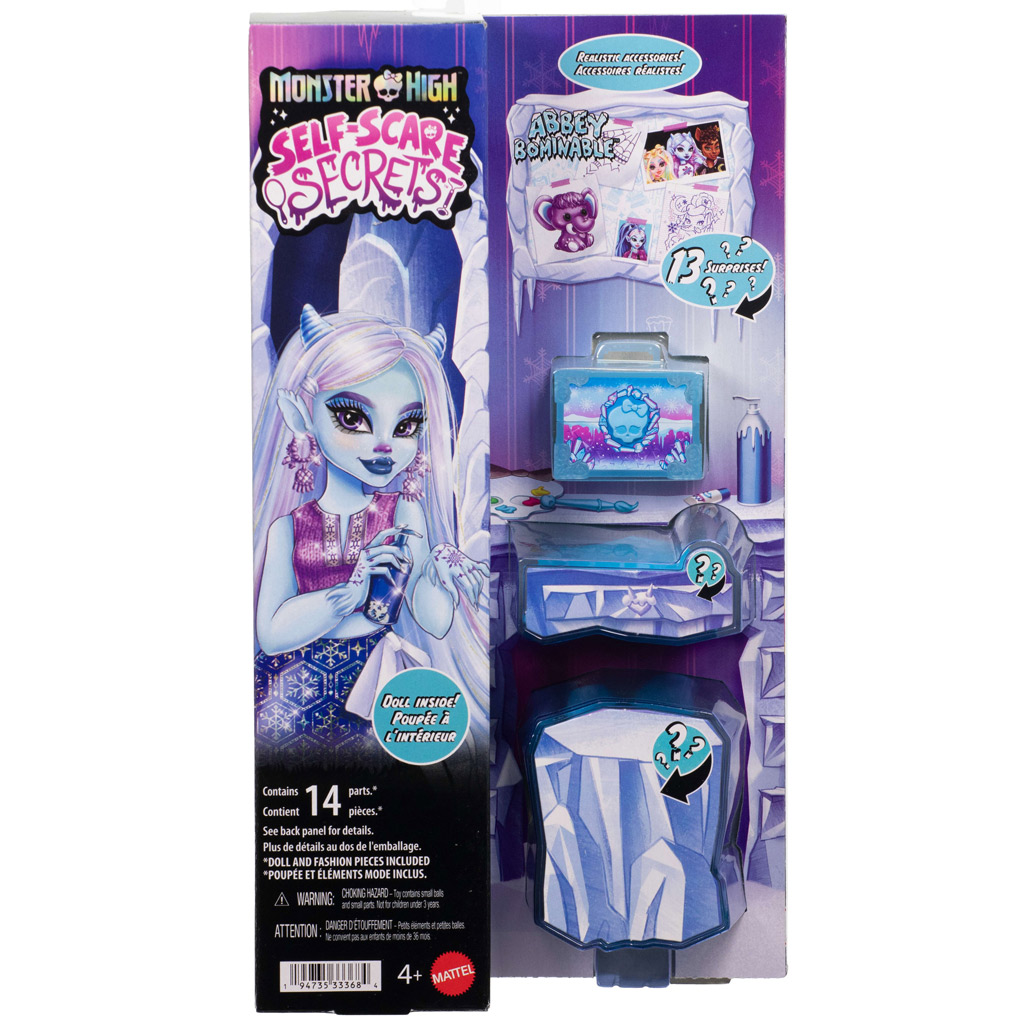 Monster High Starostlivosť o príšery Abbey Bominable bábika s doplnkami - Mattel