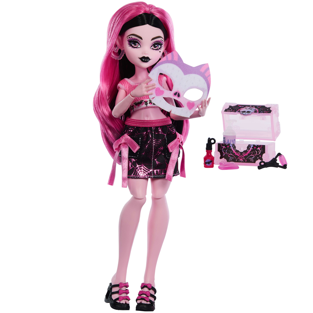 Monster High Starostlivosť o príšery bábika Draculaura s doplnkami - Mattel kép 2