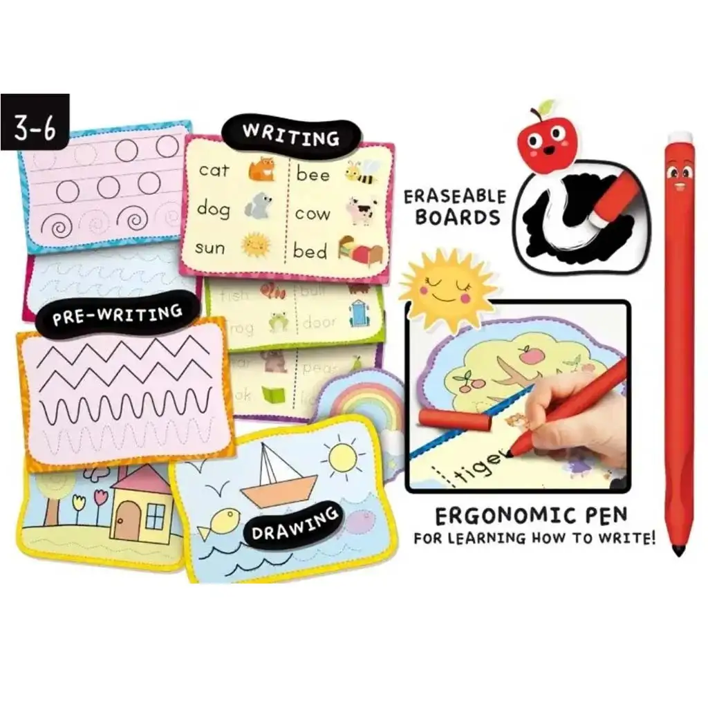 Montessori pero: Sada na rozvoj zručností so špeciálnym perom - Lisciani kép 2