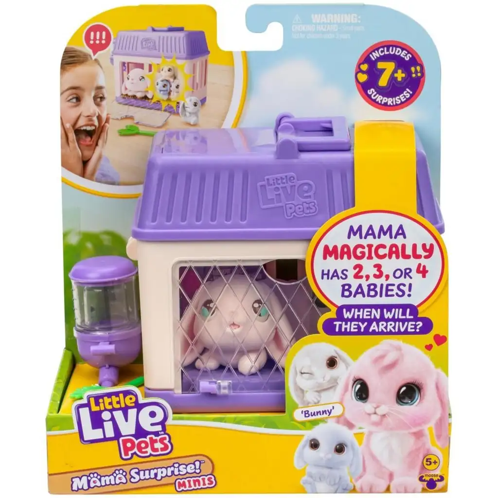 Little Live Pets: Mama zajačica a jej mláďatá hracia súprava