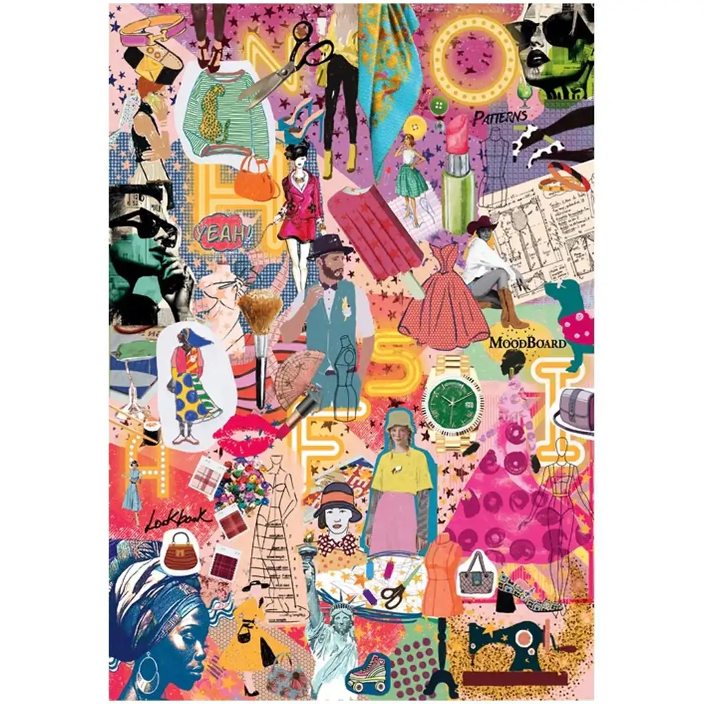 Viac je viac: Móda a dizajn HQC 1000-dielna puzzle - Clementoni kép 2