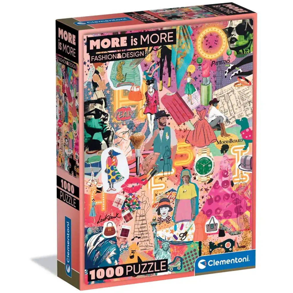 Viac je viac: Móda a dizajn HQC 1000-dielna puzzle - Clementoni kép 1