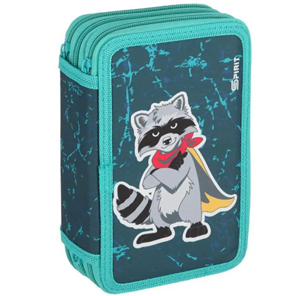 Spirit: Medvedík trojposchodový plnený peračník 28dielny