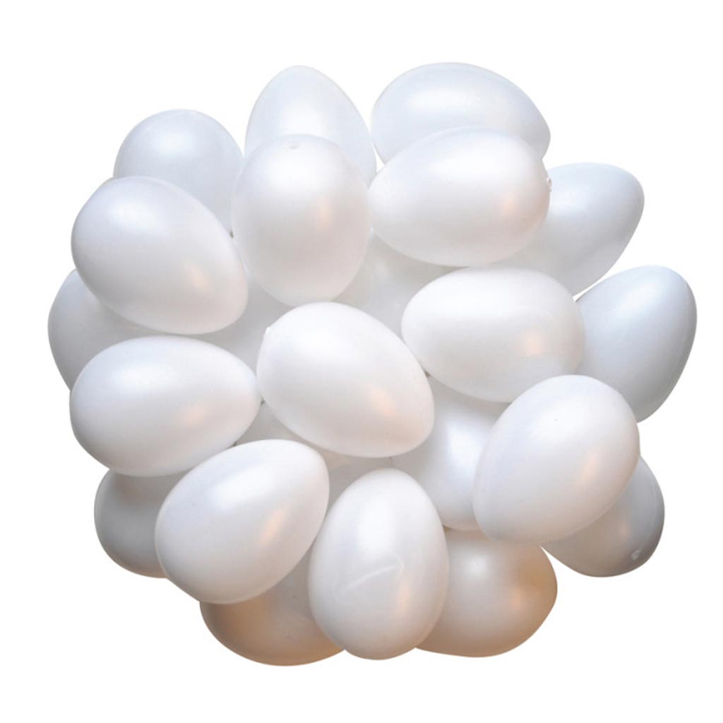 PlayBox: Sada plastových vajec 25 ks, 6x4,5 cm