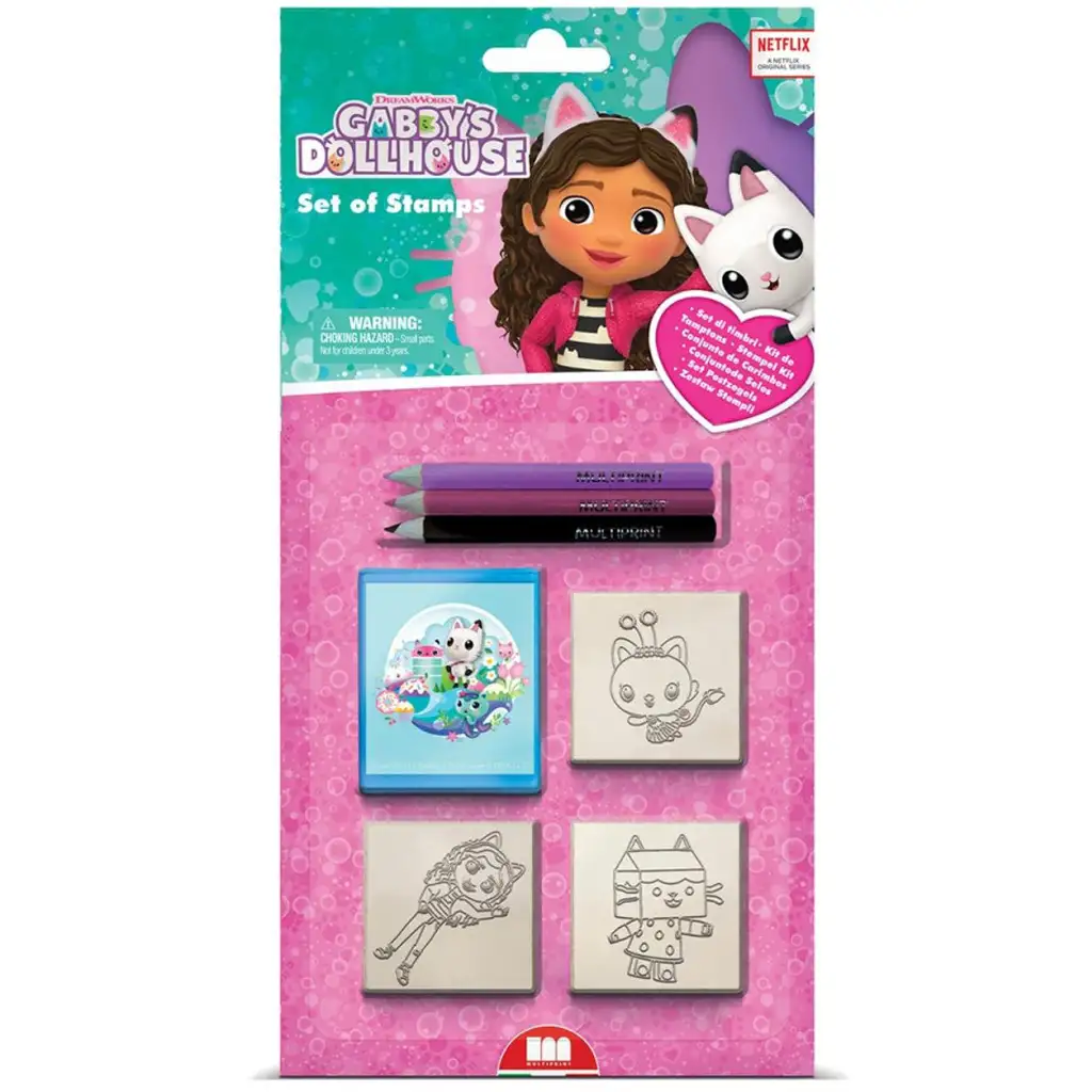 Gabi domček pre bábiky tlačová súprava s ceruzkami - Multiprint