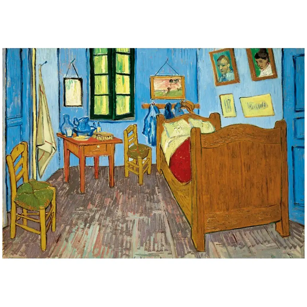 Múzejná zbierka: Van Gogh - Van Goghova izba v Arles - 1000-dielne puzzle s plagátom - Clementoni kép 2