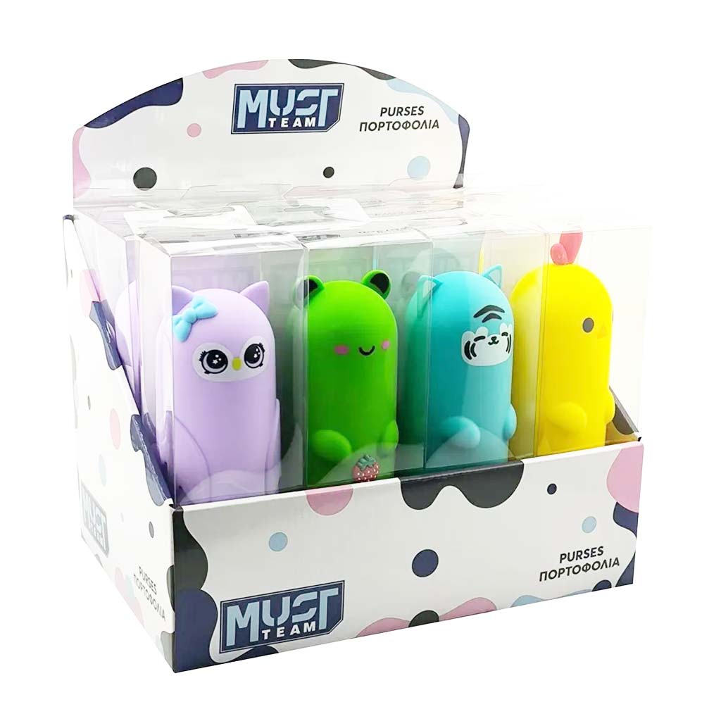 Luna: Must Team silikónové puzdro na perá so zvieratkami, rôzne druhy, 1 ks