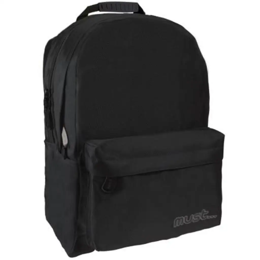 Must: Moon Jeans čierna školská taška, batoh 32x19x42cm
