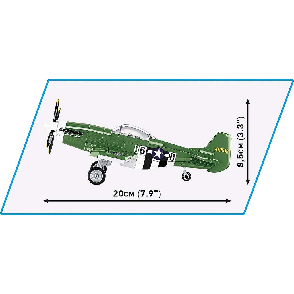 COBI: Stavebnica stíhačky Mustang P-51D (5860) kép 6
