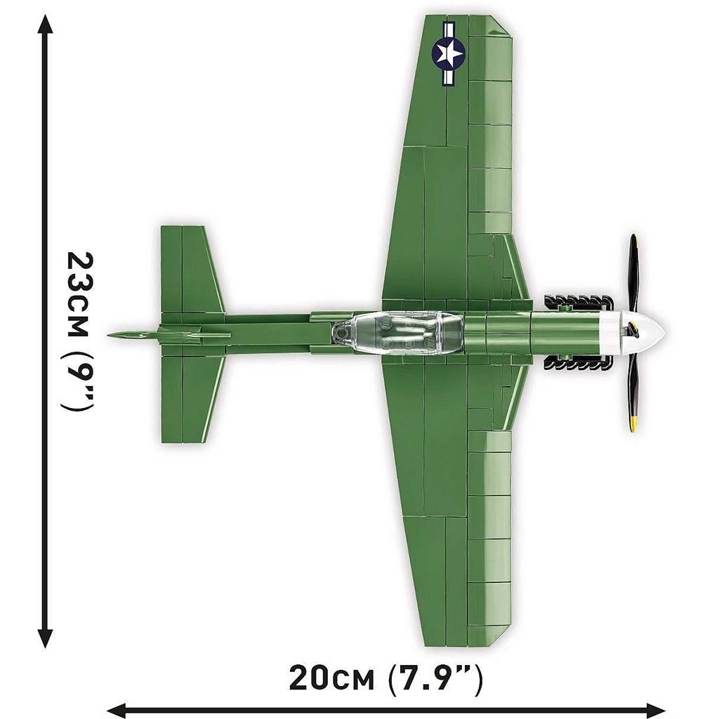 COBI: Stavebnica stíhačky Mustang P-51D (5860) kép 7