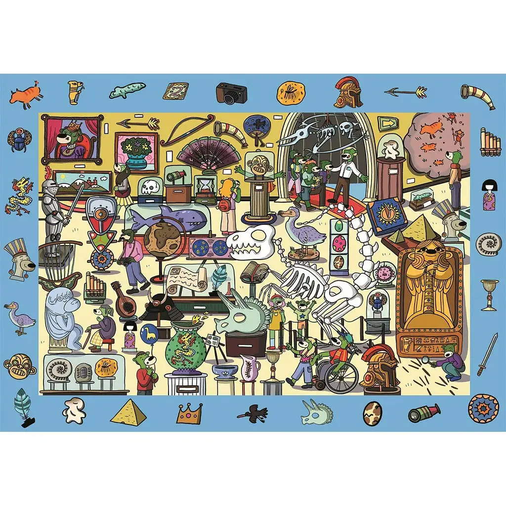Spy Guy 100-dielne puzzle Múzeum - Trefl kép 2