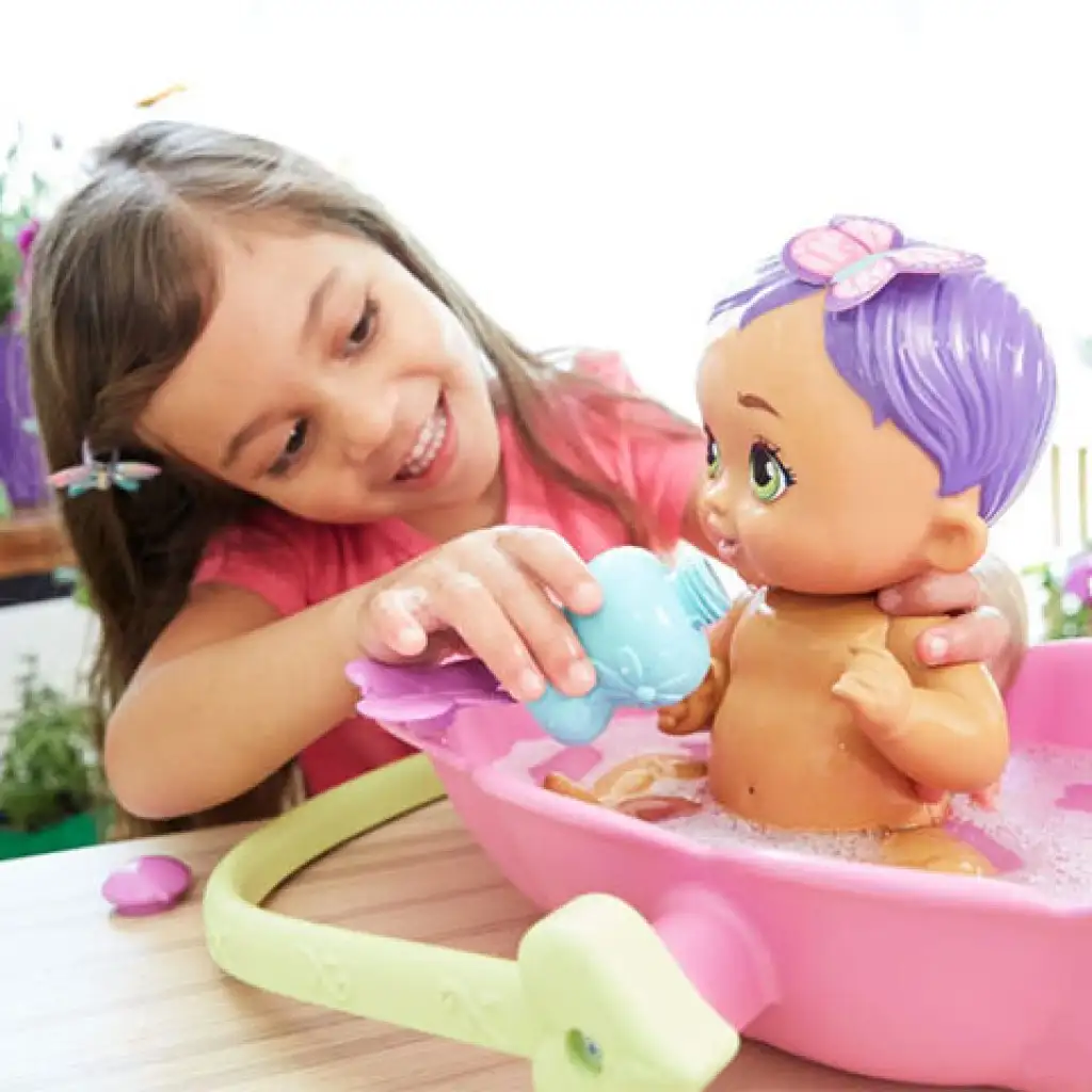 My Garden Baby: Édi-Bébi fürdetés játékszett - Mattel kép 4