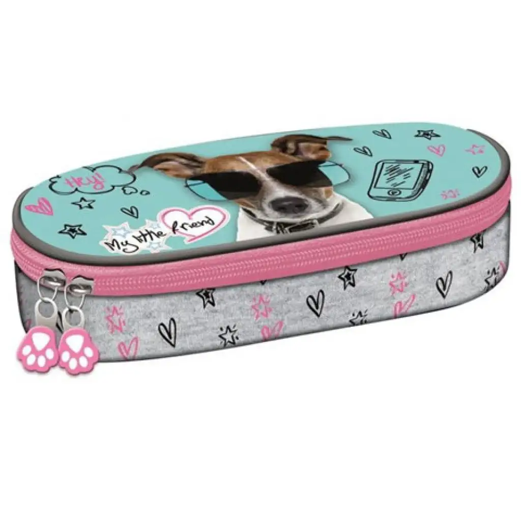 My Little Friend: Psík oválny peračník 20,5x9,5x5cm