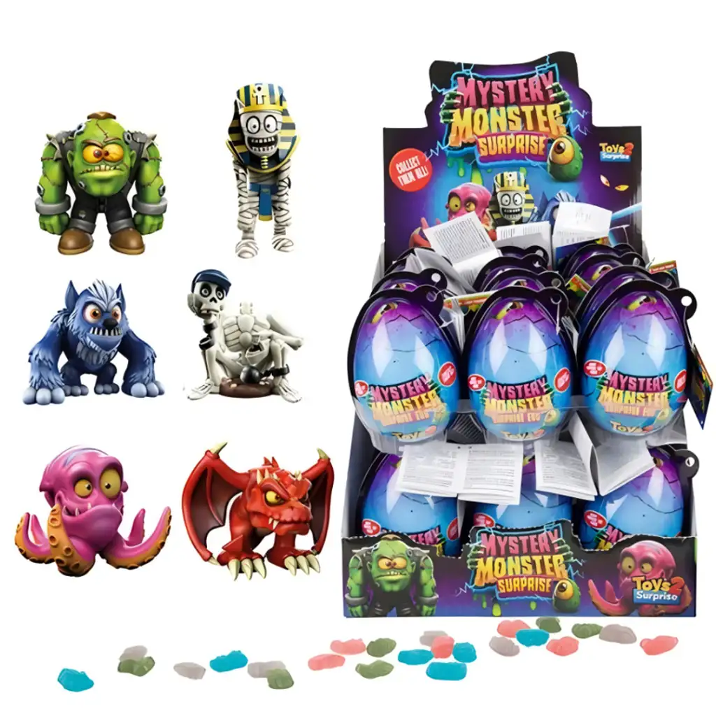 Mystické príšerky zberateľské figúrky prekvapivé vajíčko 1ks