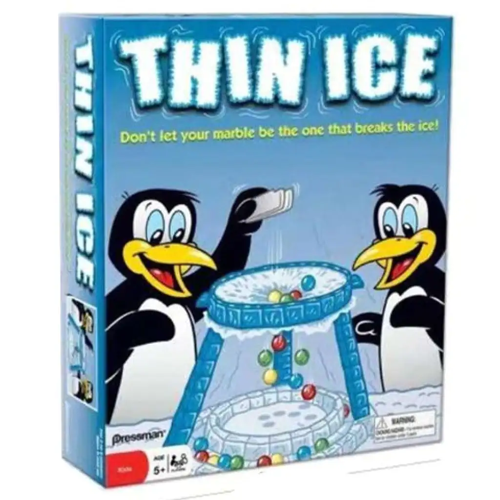 Ľadová zručná hra s farebnými guľami