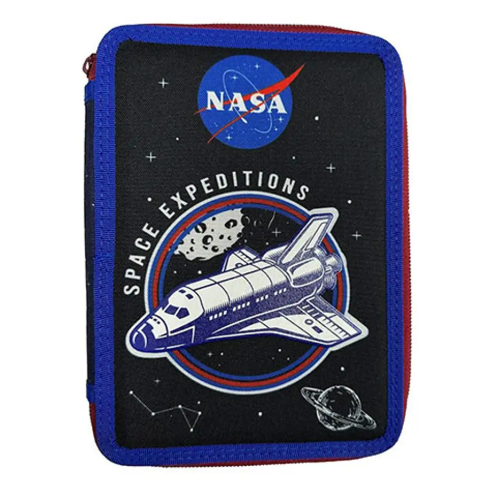 Must: NASA Space Expeditions 2 rekeszes töltött tolltartó kép 1