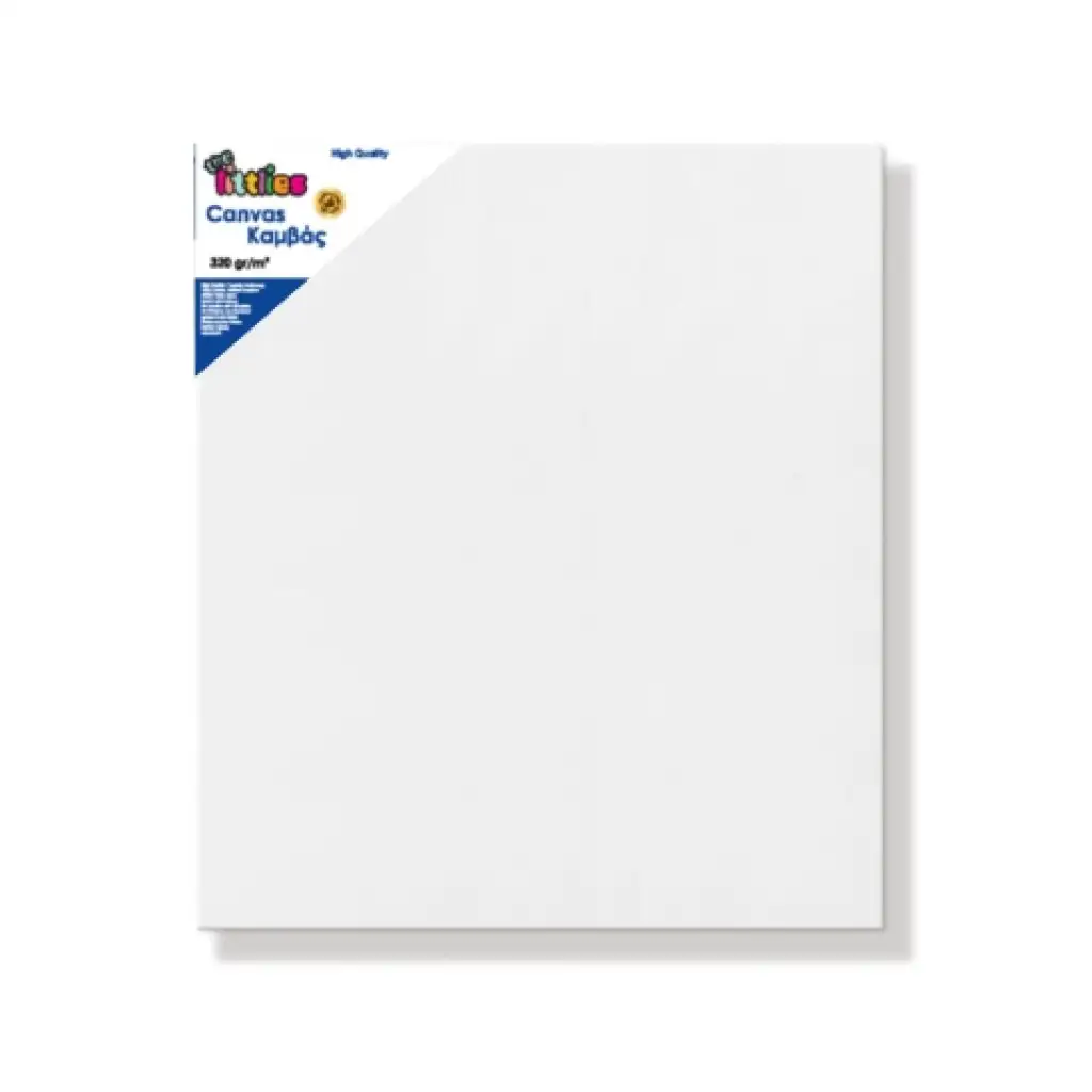 Natiahnuté biele plátno na maľovanie 60x70cm