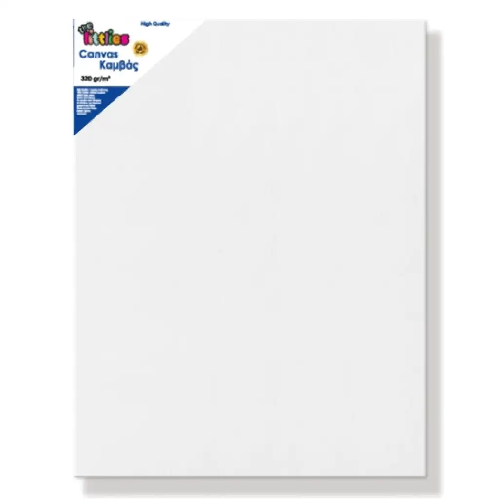 Natiahnuté biele plátno na maľovanie 70x90cm