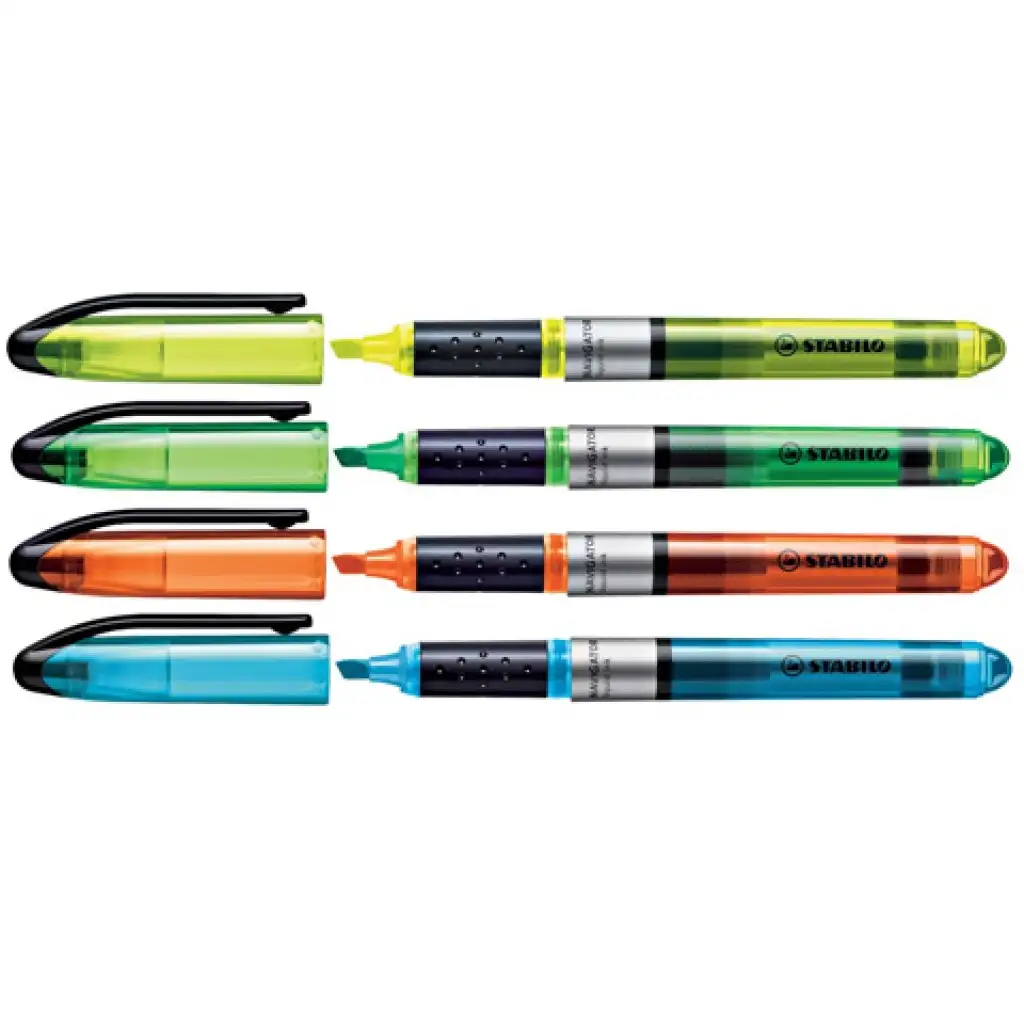Stabilo: Navigator szövegkiemelő 1-4mm 4db-os szett kép 2