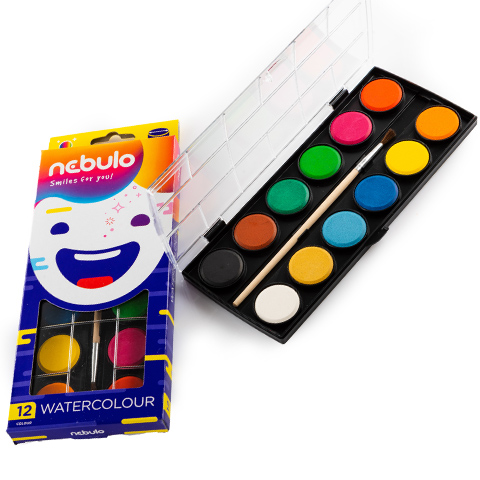 Nebulo: 12 dielny set akvarelov