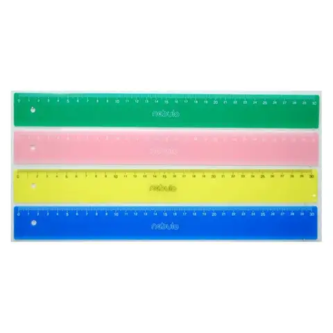 Nebulo: 30 cm-ové rovné pravítko vo viacerých farebných variantoch 1ks