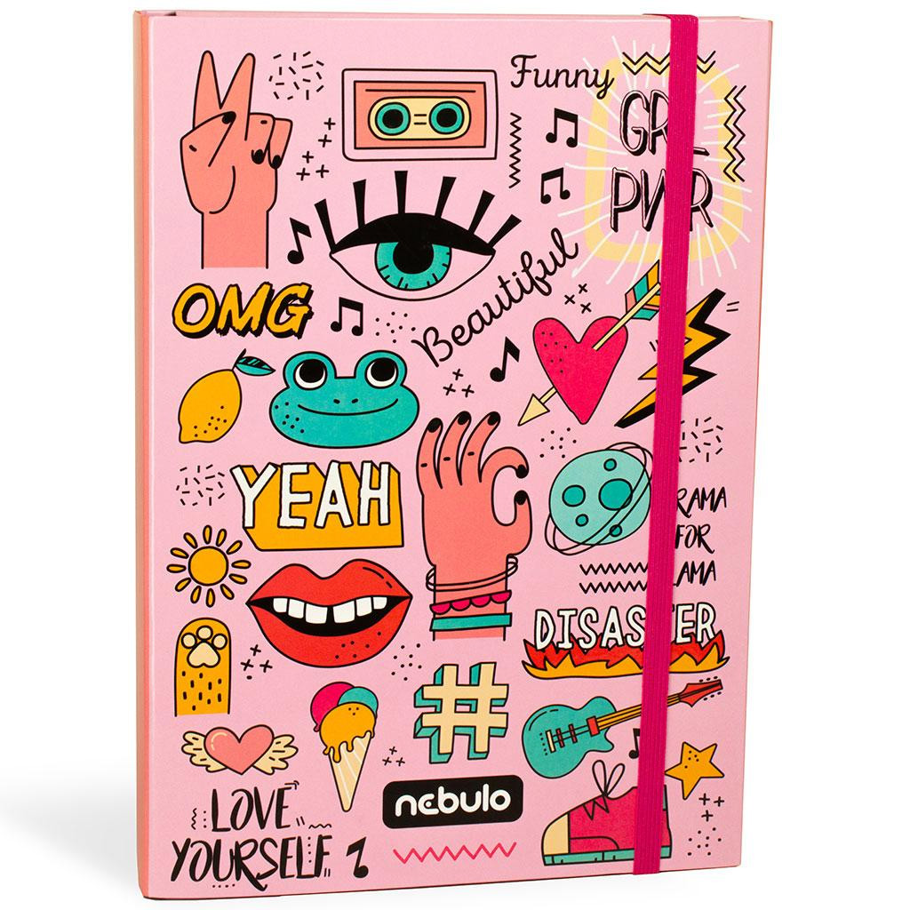 Nebulo: Füzetbox A/4-es méretben girl power kép 1