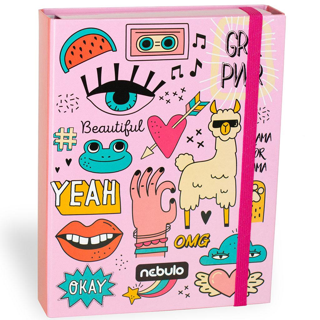Nebulo: Box na zošity vo veľkosti A/5 girl power kép 1
