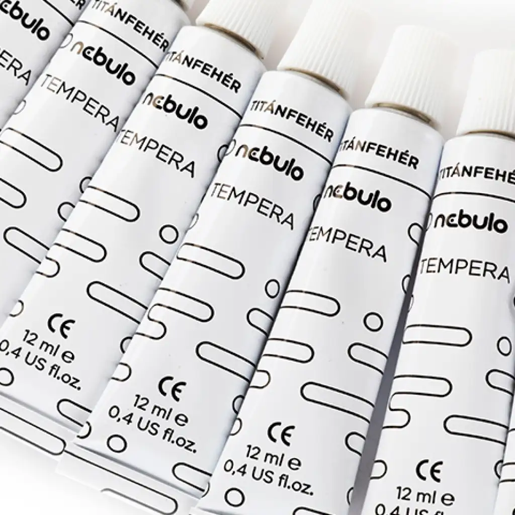 Nebulo: Titánovo-biela tempera 12ml 1ks