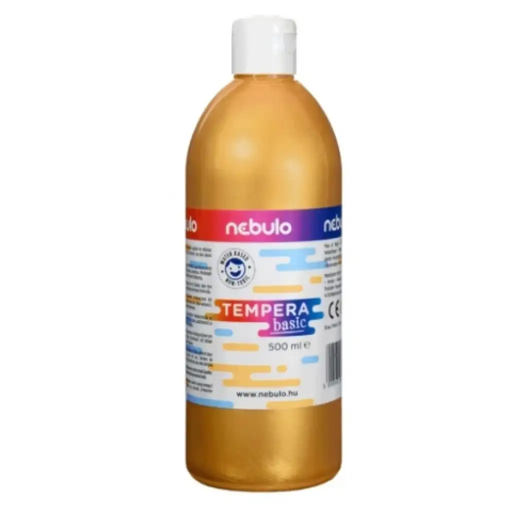 Nebulo: Zlatá tekutá tempera vo fľaši 500ml