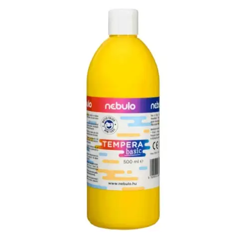 Nebulo: Žltá tekutá tempera vo fľaši 500ml