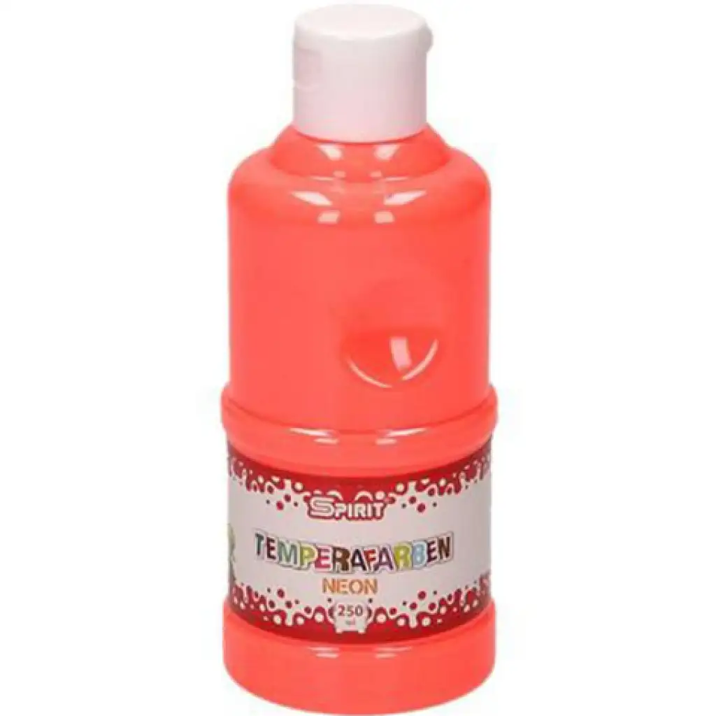 Neónovo-oranžová temperová farba 250ml