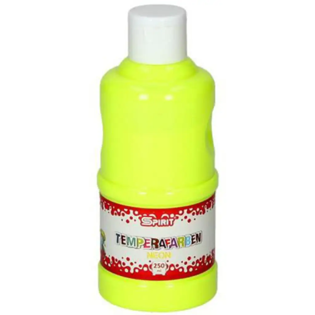Neónovo-žltá temperová farba 250ml